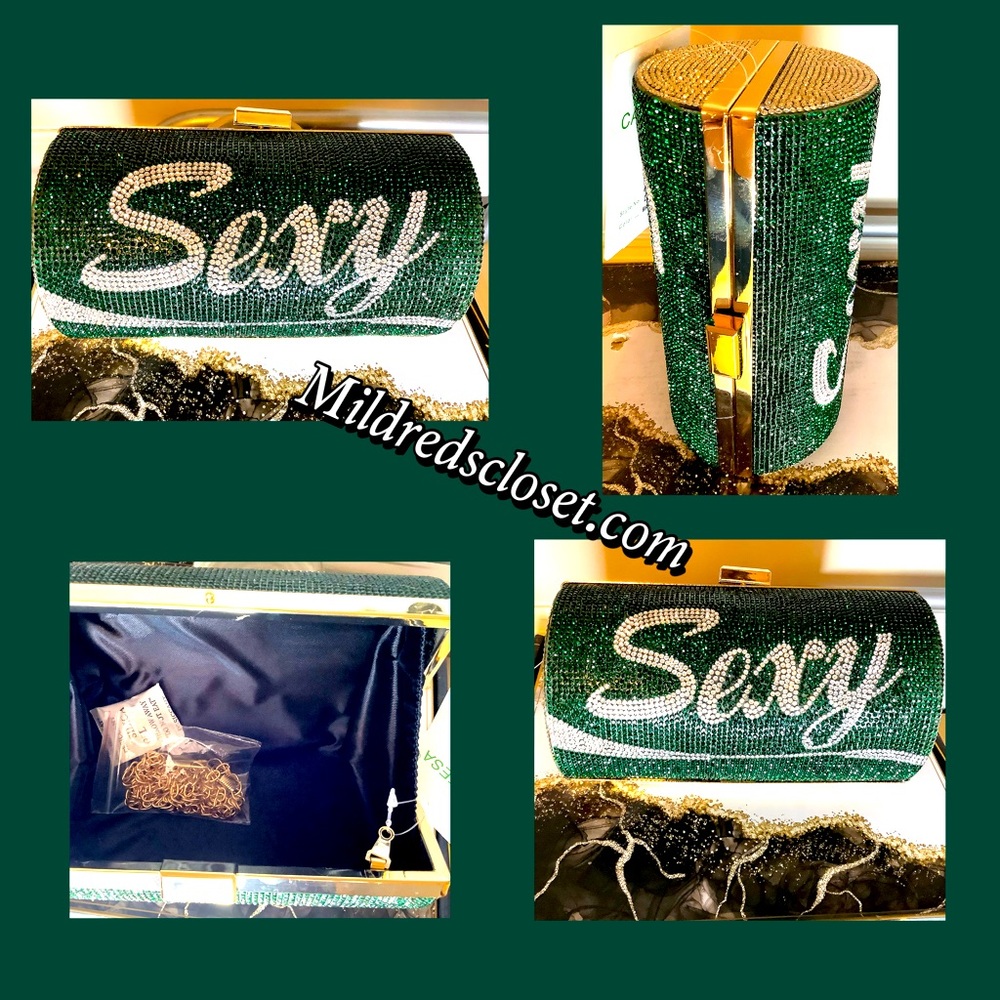 Green “sexy” purse